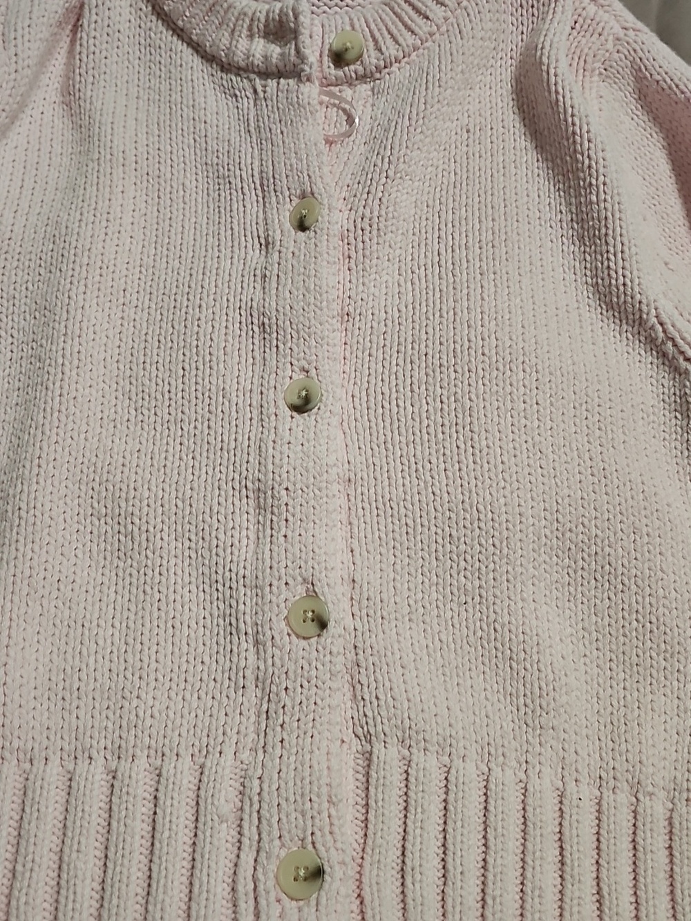 moon & madison Light Pink Button-Front Cropped Cardigan - Picture 4 of 4